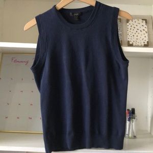 J.Crew Navy Sweater Vest. Size S.